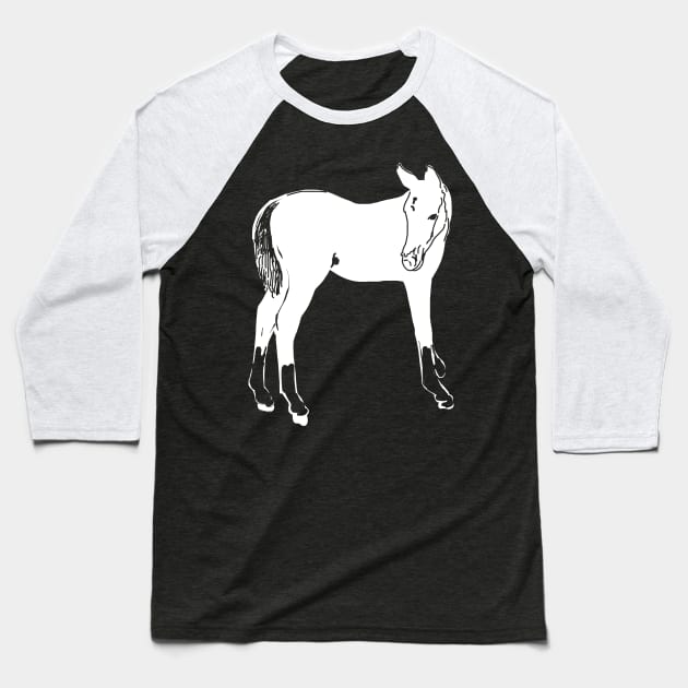 My Little Pony Gift for Horse Lovers Baseball T-Shirt by Laura New Art